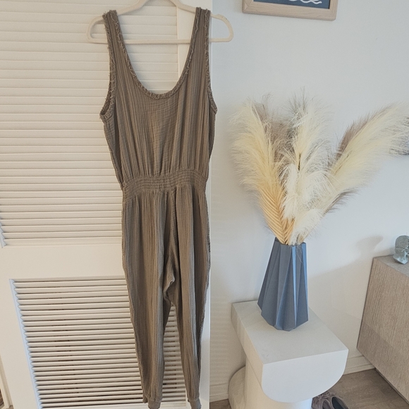 MICHAEL STARS TOBI JUMPSUIT SAGE GREEN SZ M - Picture 5 of 6